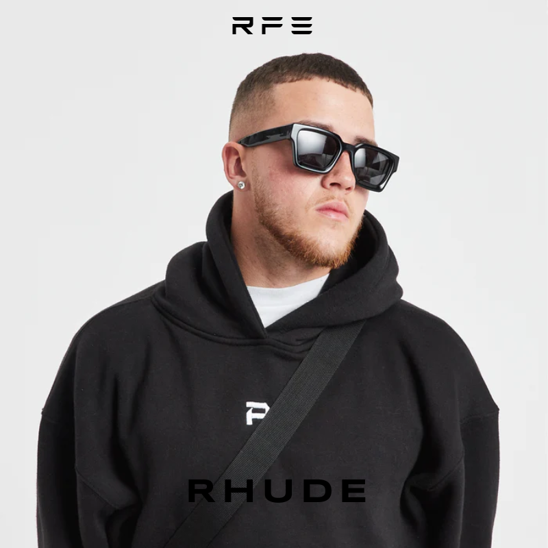 Rhude Polarized Sunglasses | Lush Crate Eyewear Rhude - Clear/Black